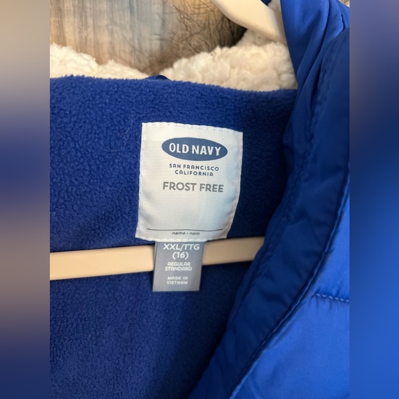 Old Navy Puffer Coat Girls Sz 16 - Picture 2 of 5